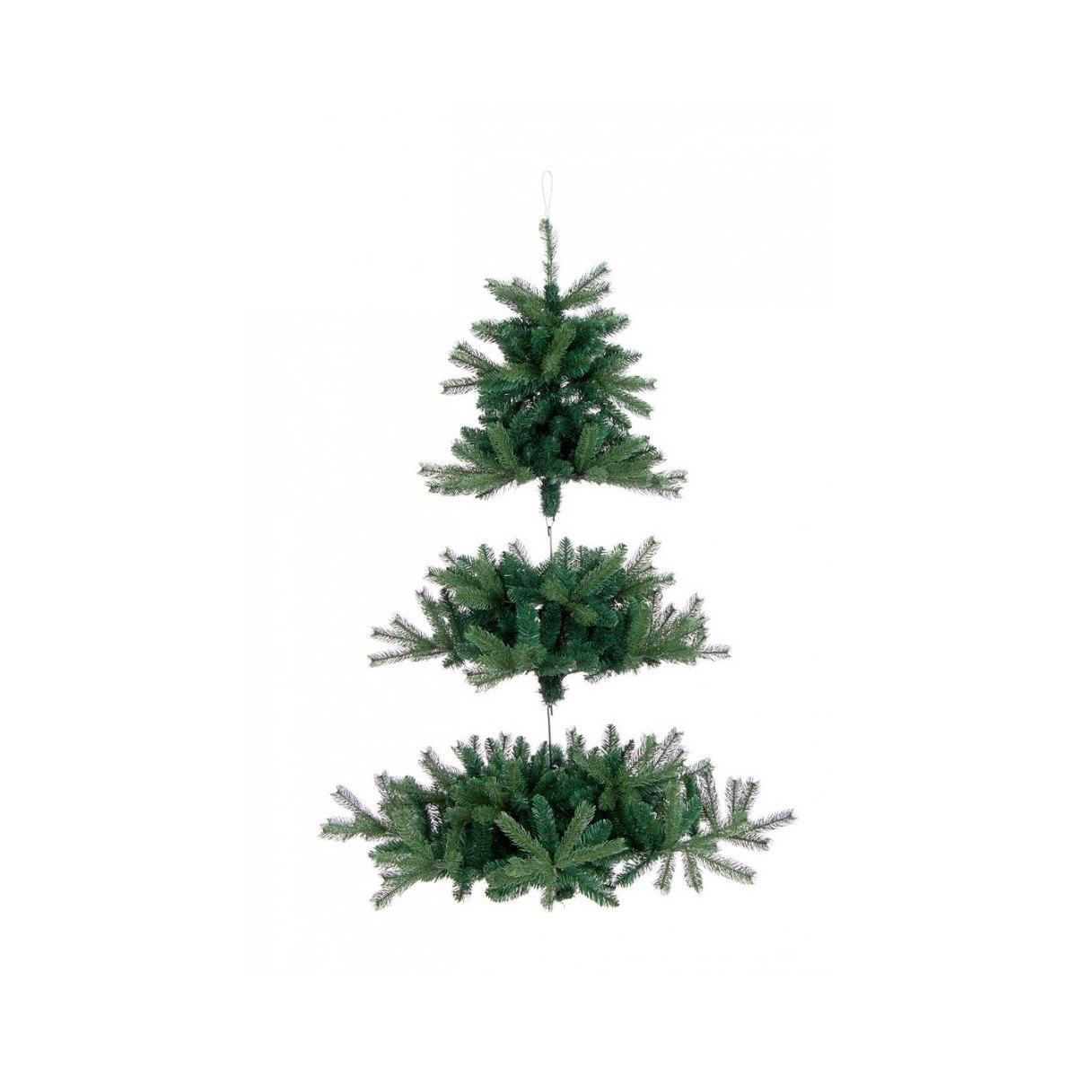 Albero di Natale 150 cm verde fiemme pendente 546 rami