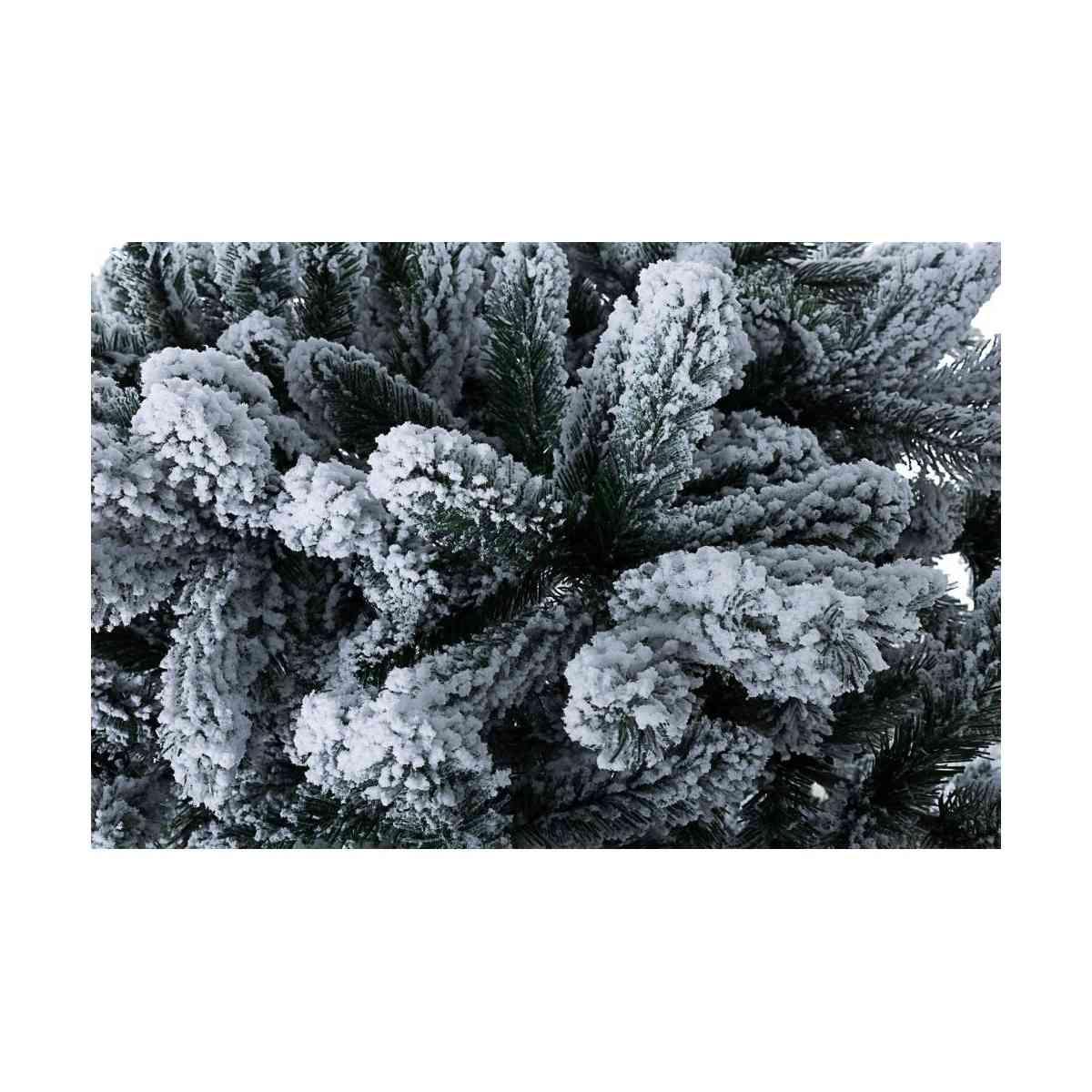 Albero di Natale 210 cm verdefiemme pendente innevato