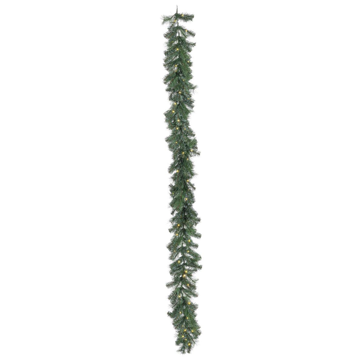 Ghirlanda natalizia verde thurn 50 led 270 cm
