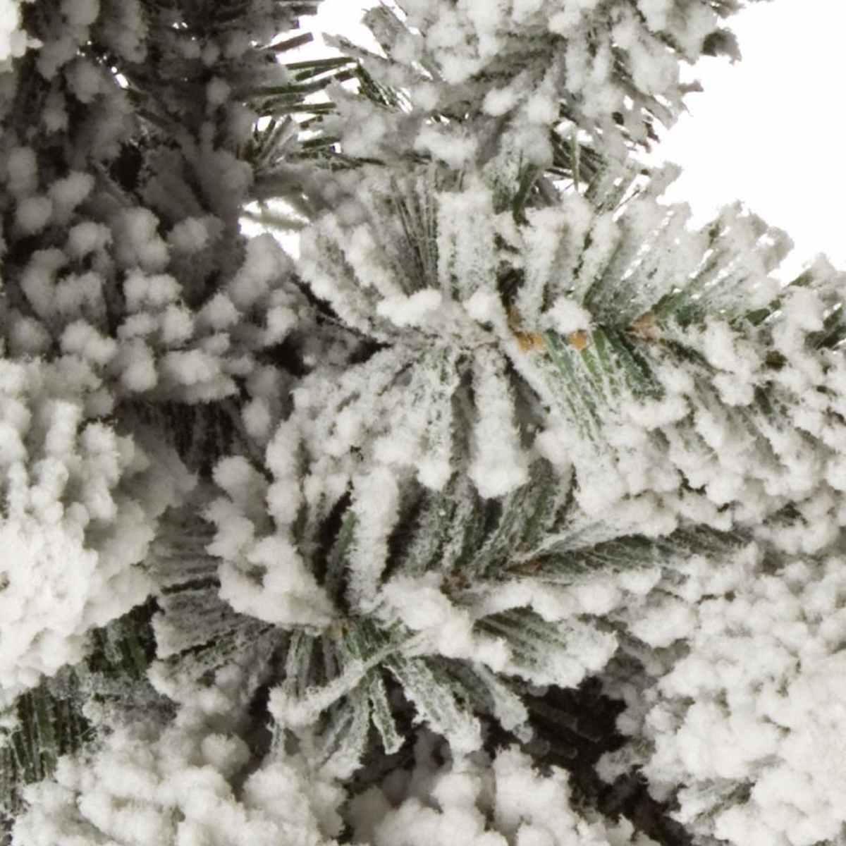 Ghirlanda natalizia verde innevata oregon 120 cm