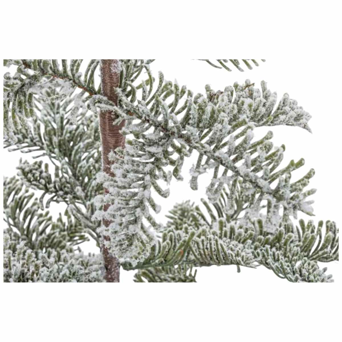 Albero di Natale 53 cm verde innevato peralba