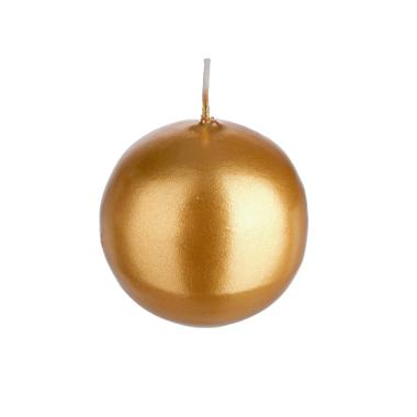 Candela sfera oro Ø 7 cm