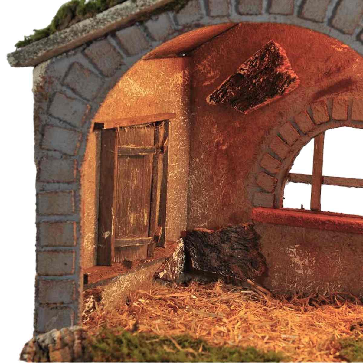 Capanna presepe luci cg20
