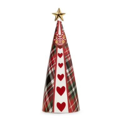 Albero di Natale 31 cm burlesque porcellana