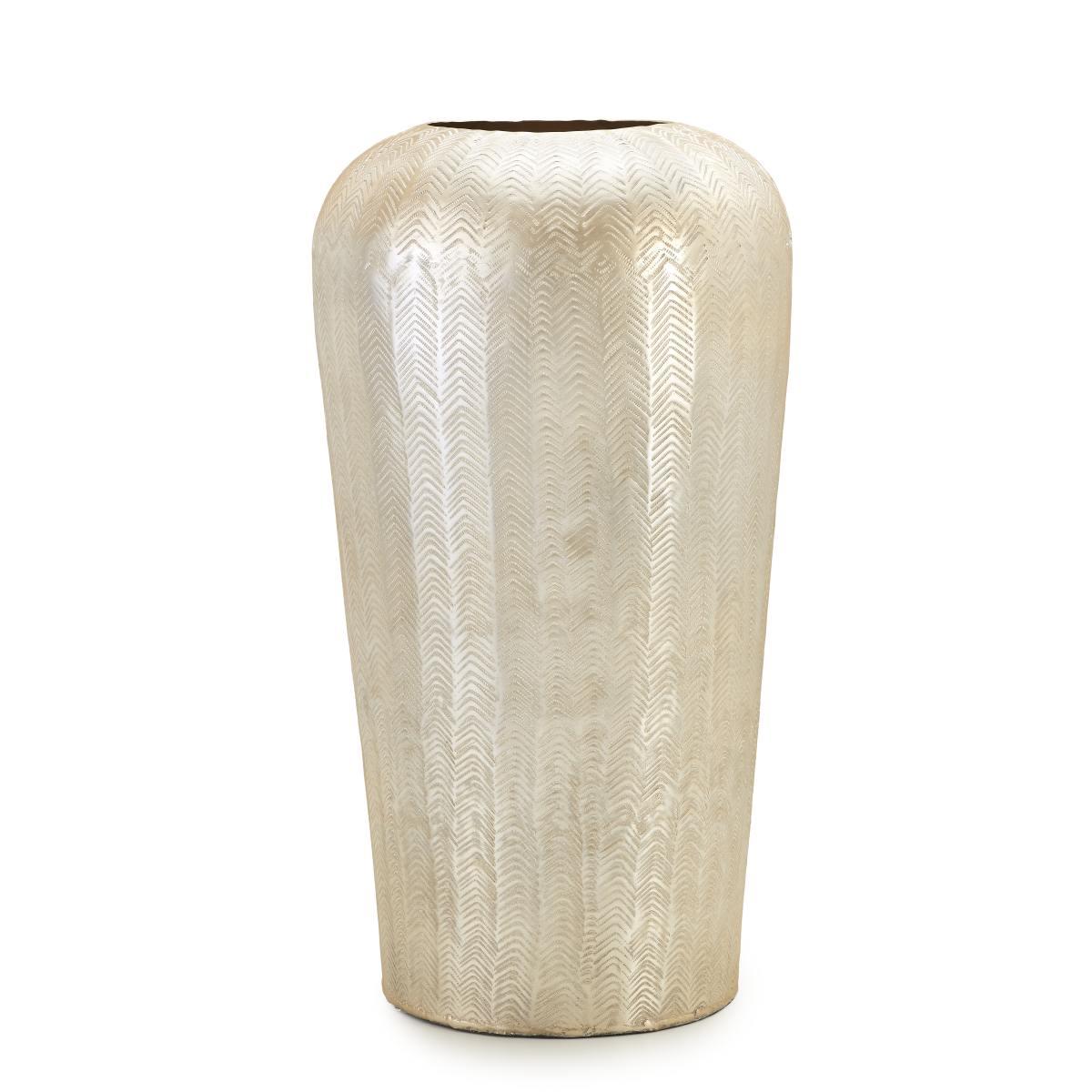 Vaso metallo kajal oro chamapagne 25 x 45 cm