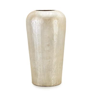 Vaso metallo kajal oro chamapagne 25 x 45 cm