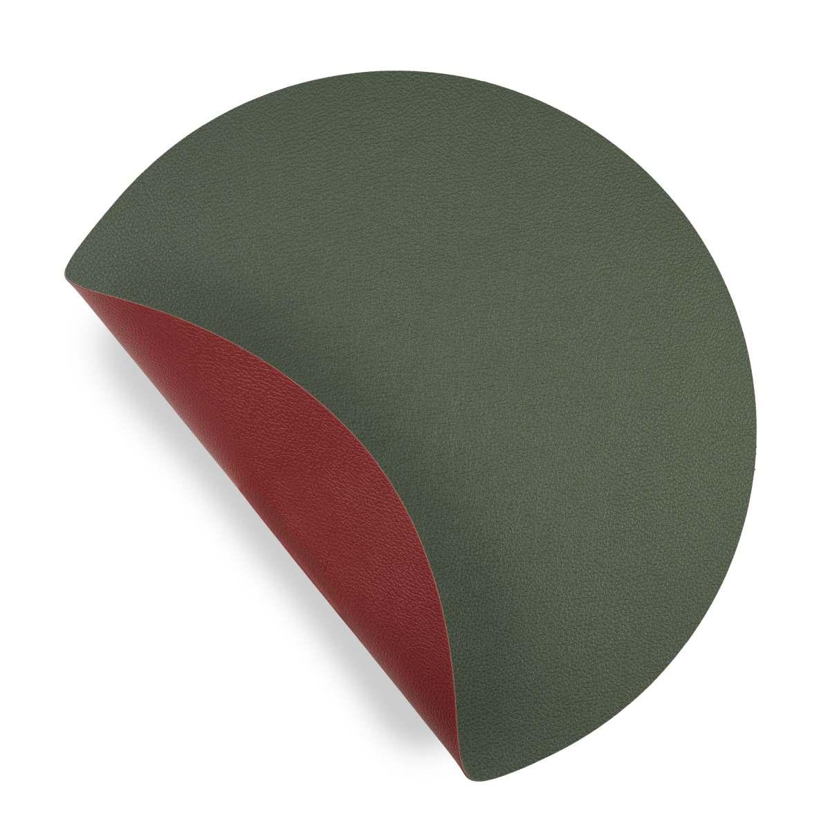 Tovaglietta Natalizia Sottopiatto PVC Rossa/Verde cm.Ø38 |Fade