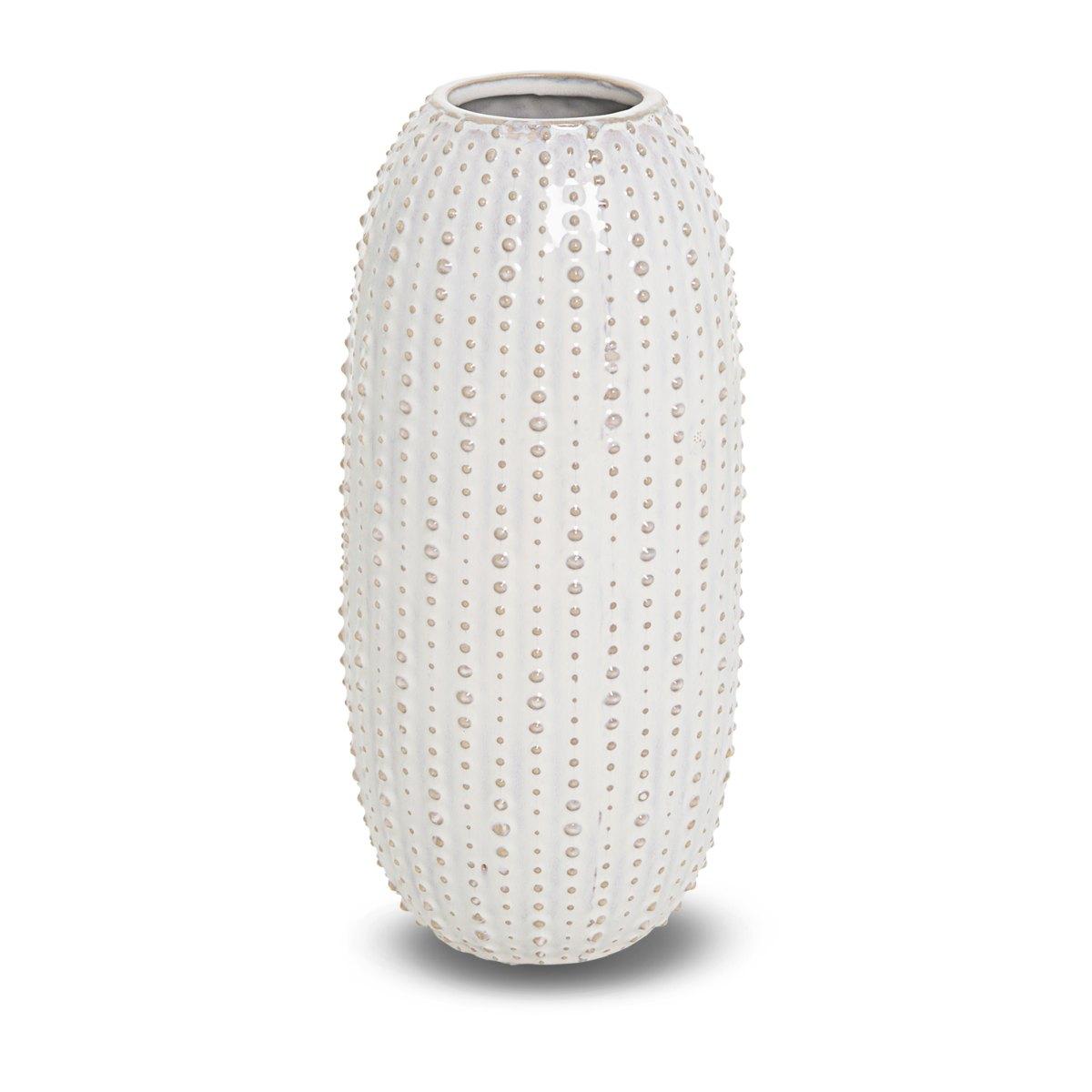 Vaso ceramica inti bianco 31 cm