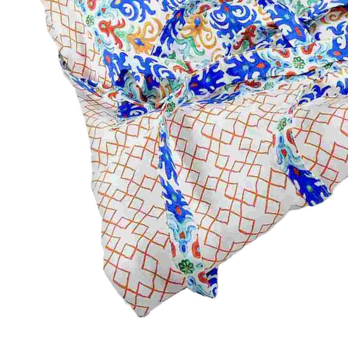 Grembiule cotone rombi 80 x 85 cm
