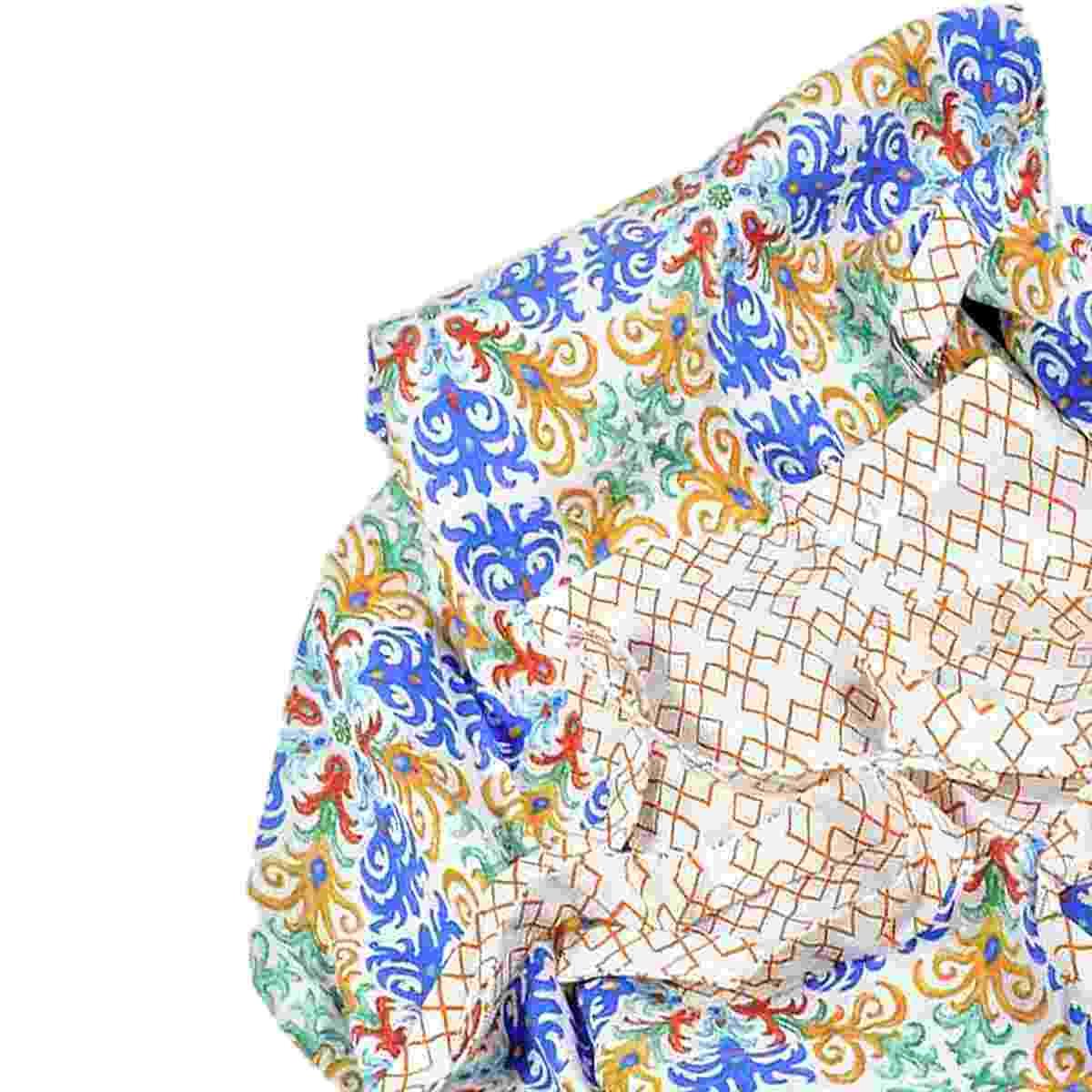 Grembiule cotone fantasia capri 80 x 85 cm