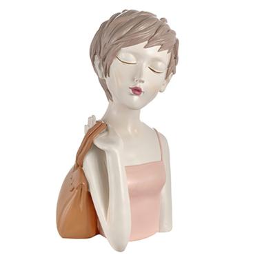 Statua busto ragazza dreamt borsa