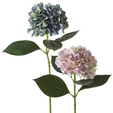 Fiore ortensia azzurra 67 cm