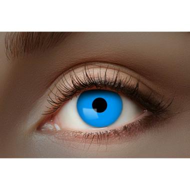Lenti contatto mensili uv flash blue nero modello a