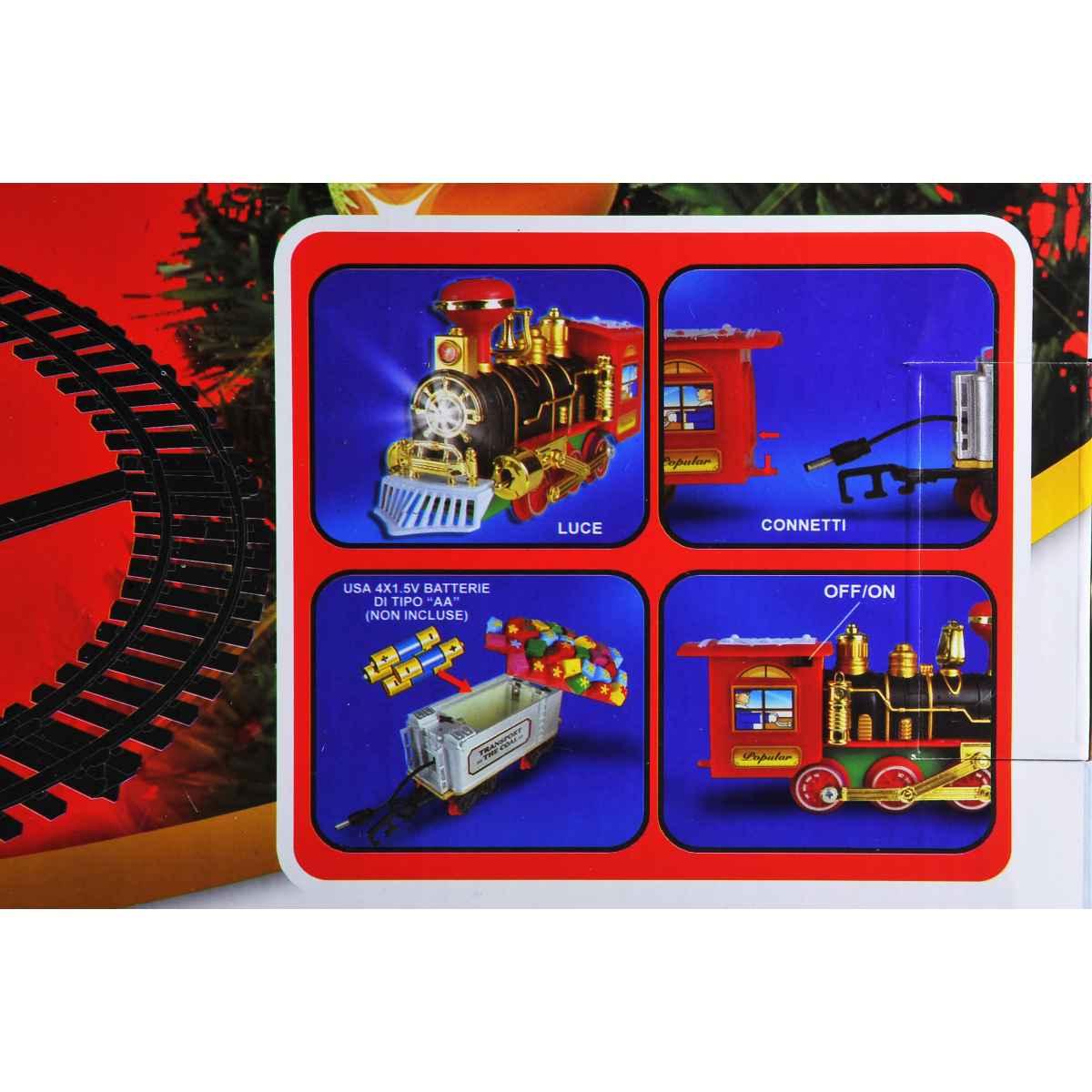 Gioco pista treno in movimento luce suoni Set 31 pz