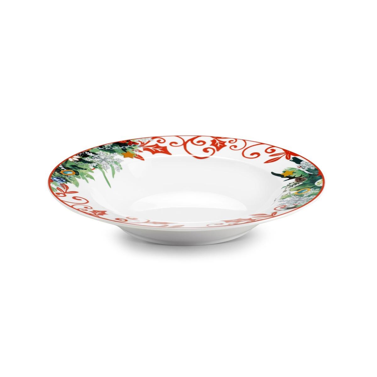 Piatti Servizio Tavola Set pz.19 Natalizio Porcellana Fade Xmas Dream | Fade