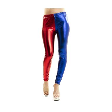 Leggins rossi blu