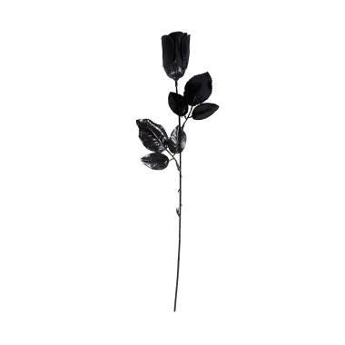 Fiore rosa nera