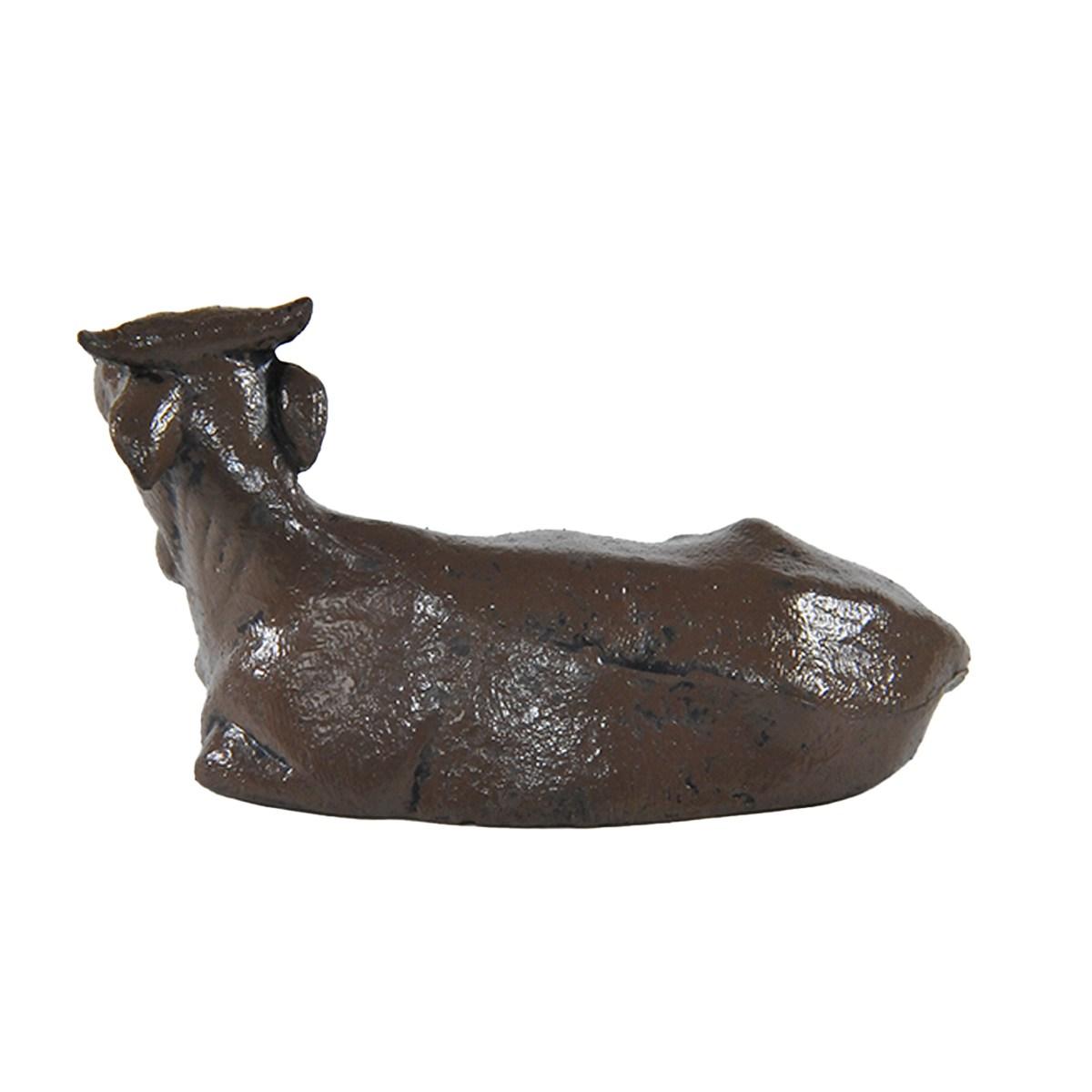 Statua presepe 10 cm bue