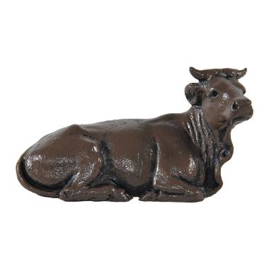 Statua presepe 10 cm bue