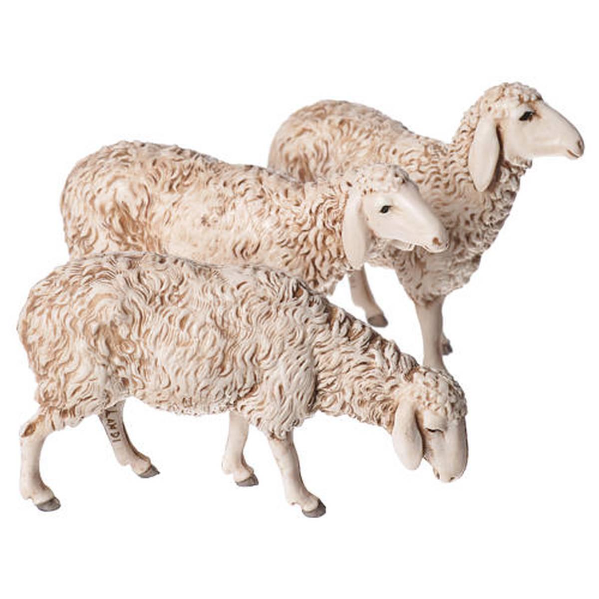 Statua presepe 13 cm pecore capra cane stature da