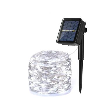 Luci di natale esterno 300 led micro bianco freddo giochi luce solare mt 30 mt