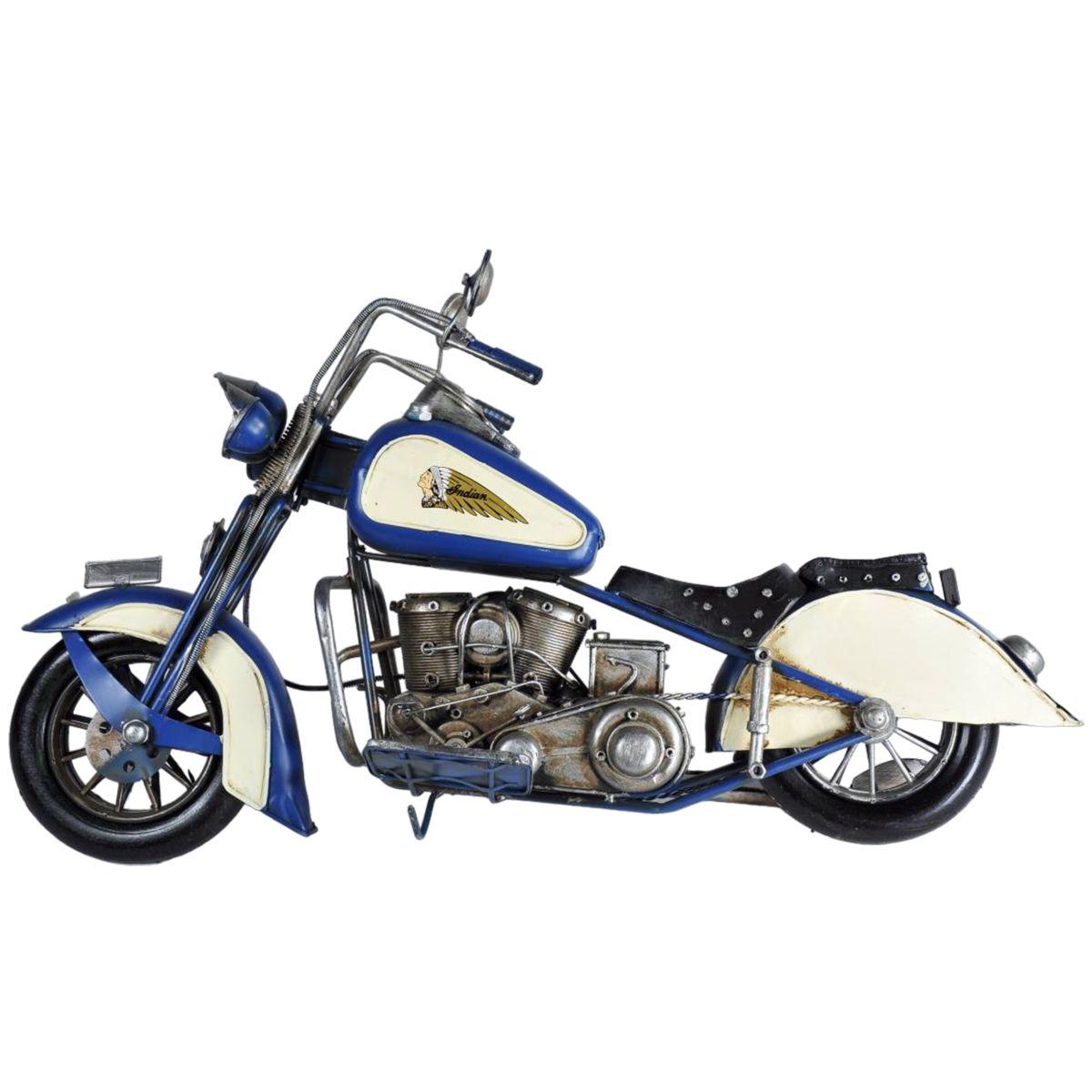 Moto harley metallo 5 x 20 cm
