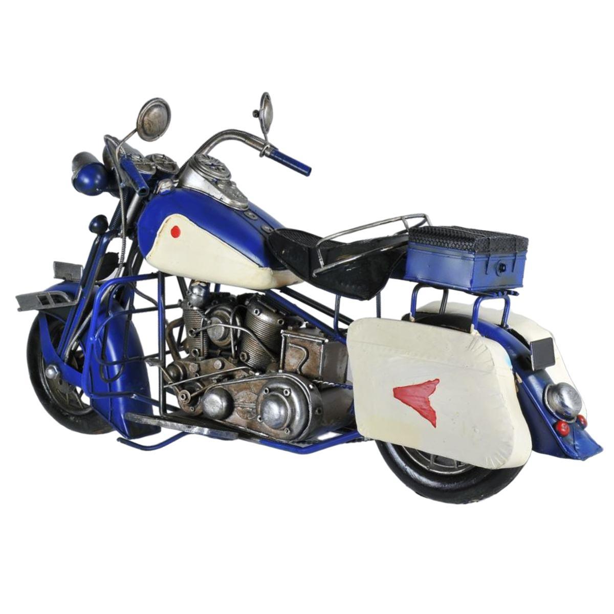 Moto harley metallo 5 x 20 cm