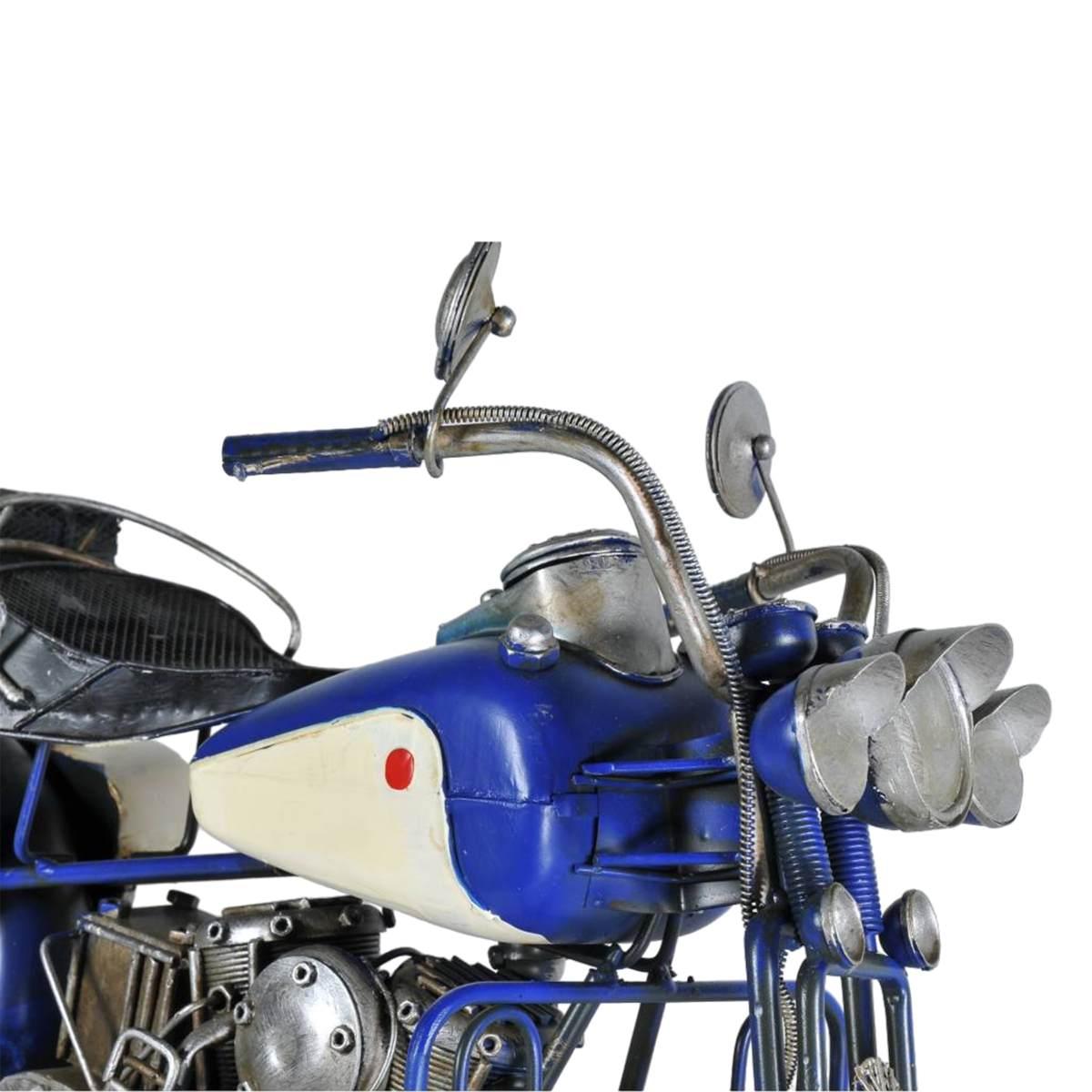 Moto harley metallo 5 x 20 cm