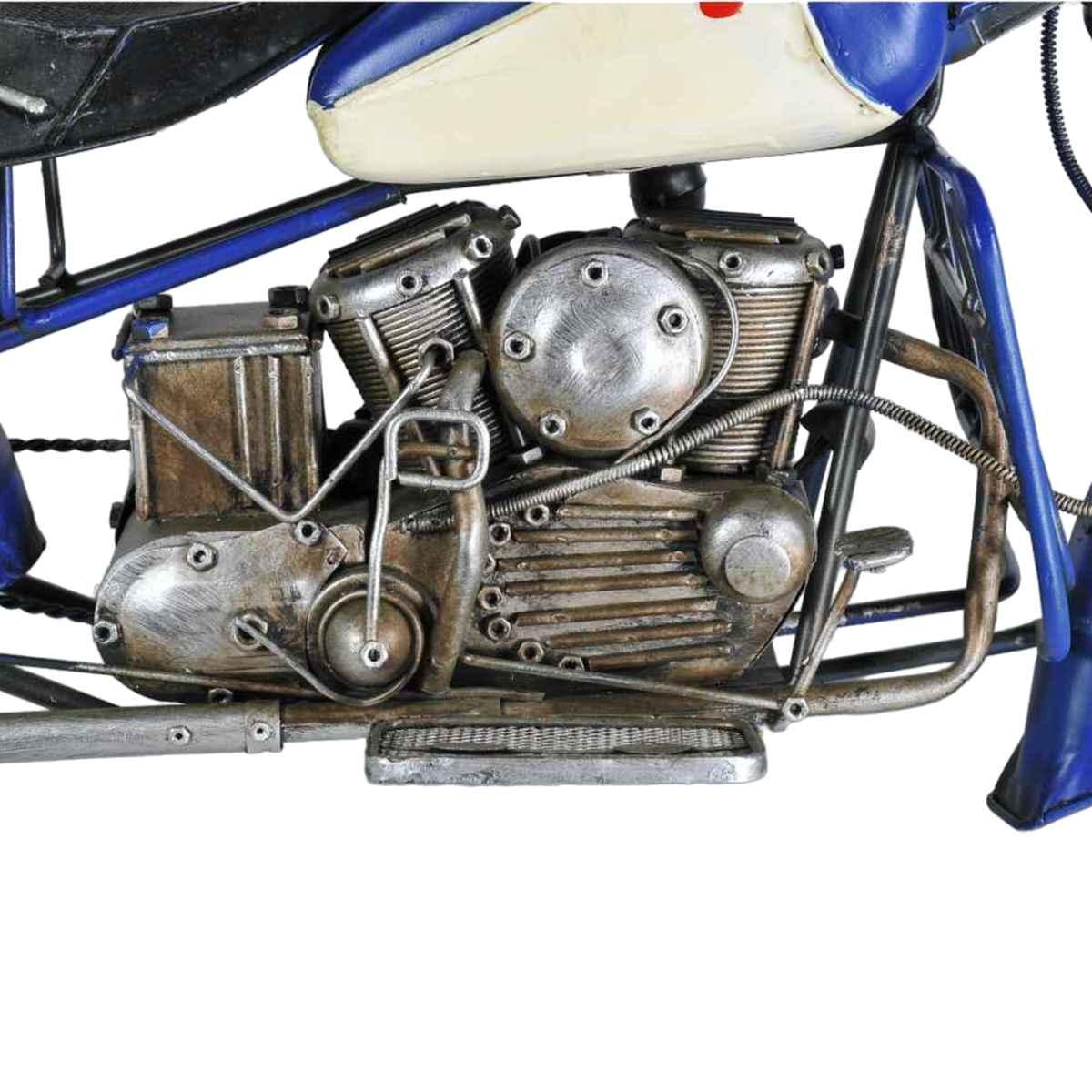 Moto harley metallo 5 x 20 cm