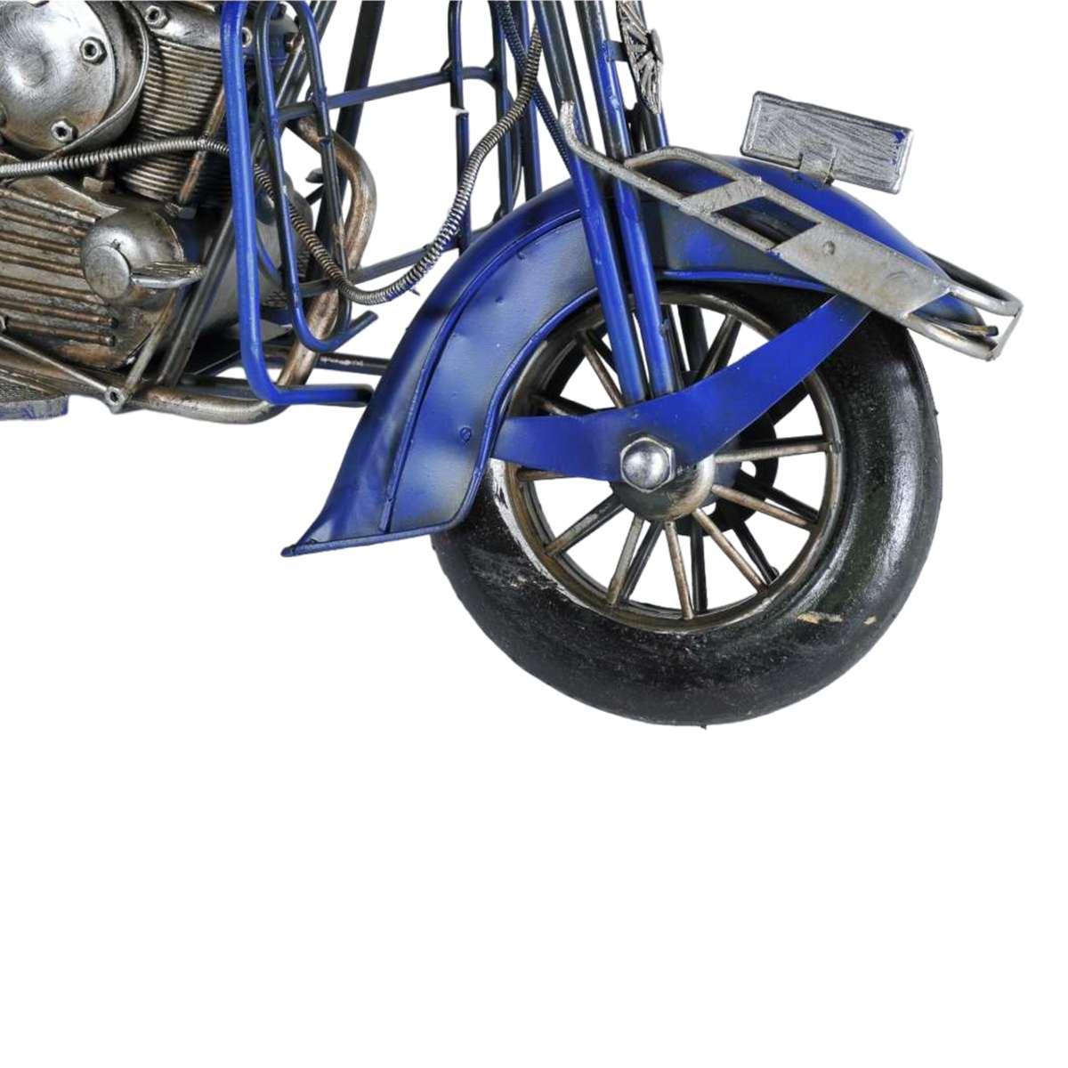 Moto harley metallo 5 x 20 cm