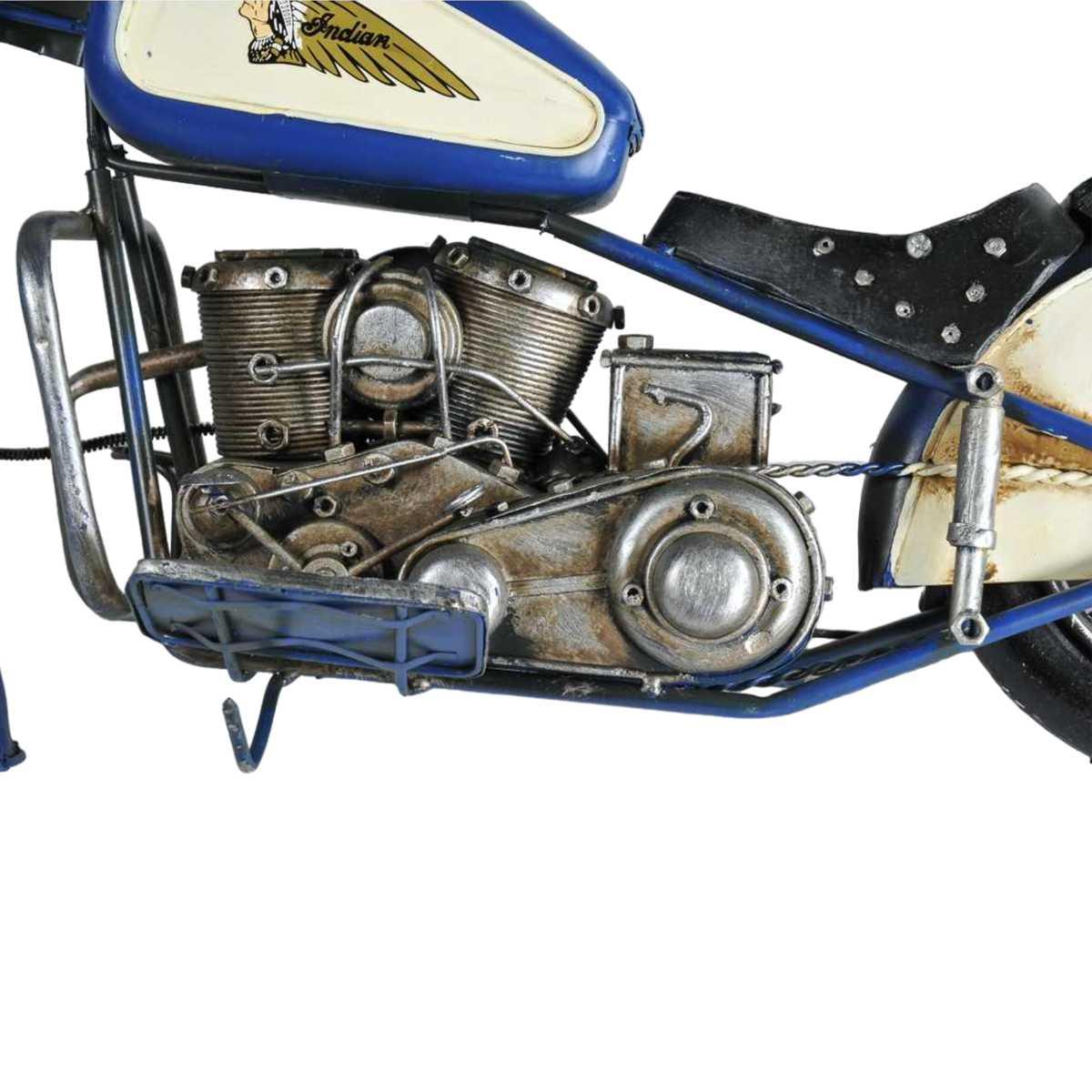 Moto harley metallo 5 x 20 cm