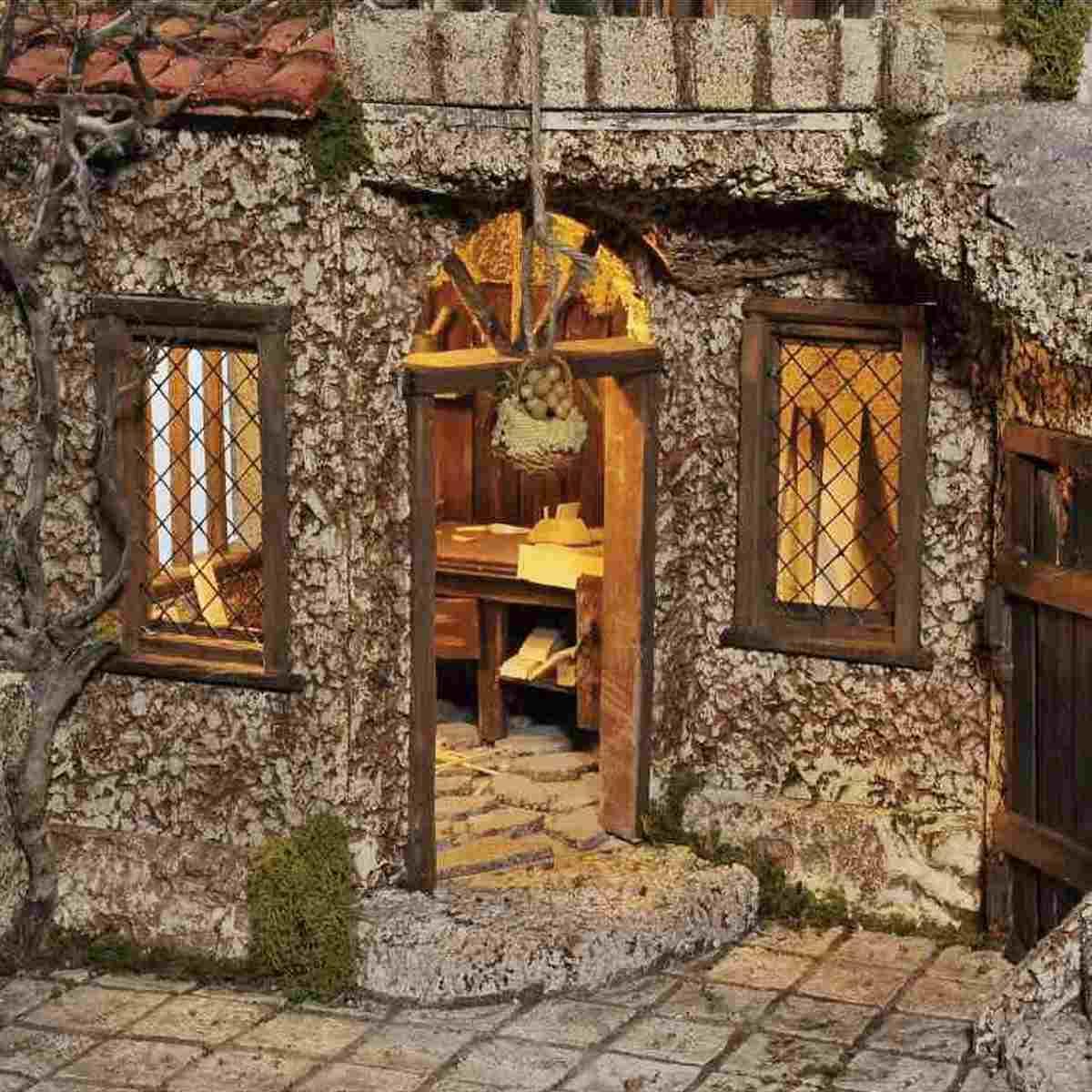 Paesaggio presepe luci maxi 2 moduli ambientazioni