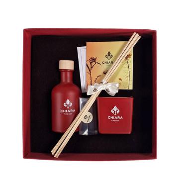 Profumatore ambiente chiara diffusore candela rosso fiorentino ml 100 ml