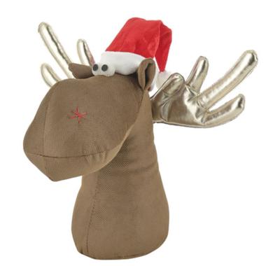 Fermaporta natalizio renna cappello 32 x 21 x 33 cm