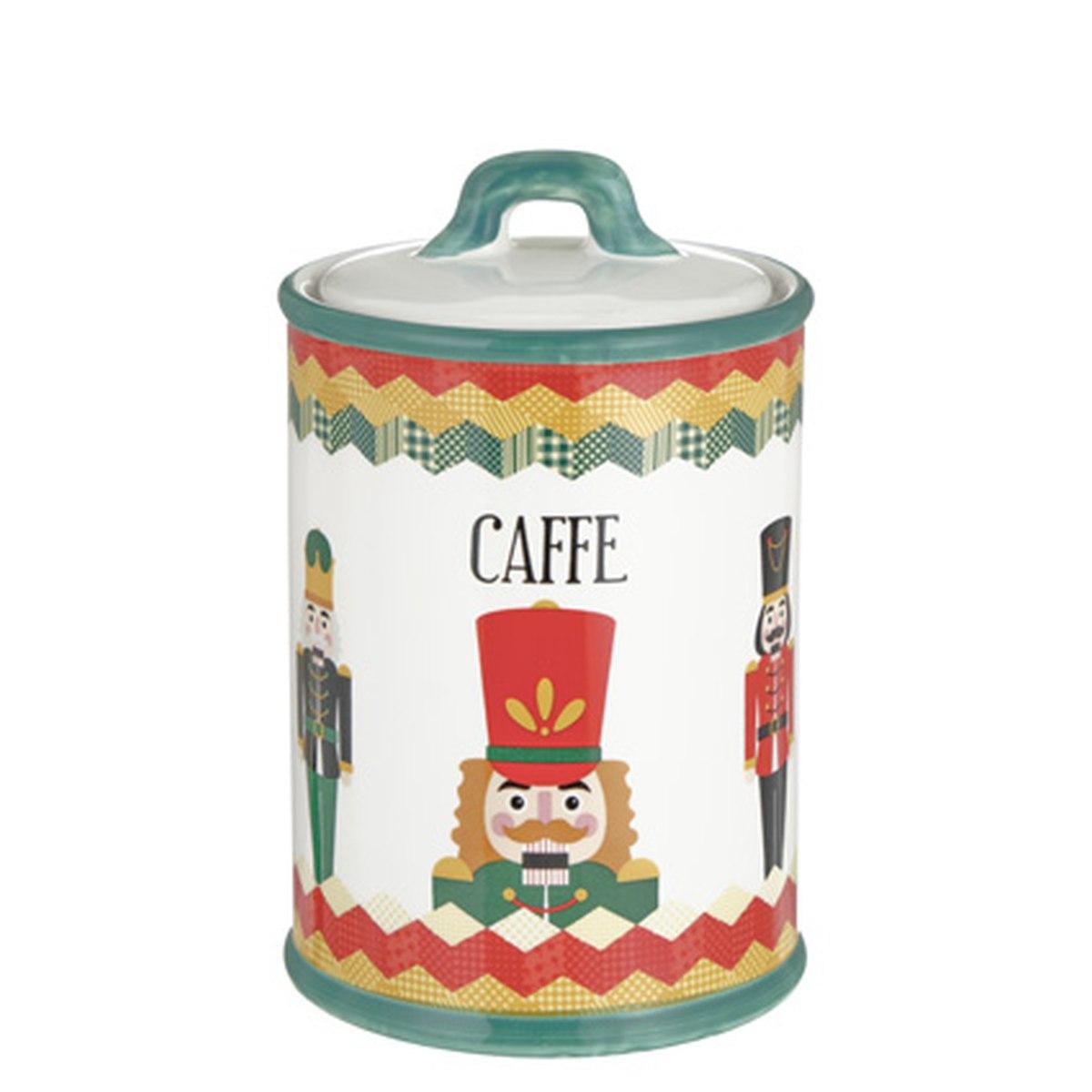 Barattolo Ceramica Stoneware Schiaccianoci Caffè cm.16 |Montemaggi