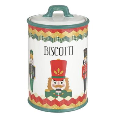 Biscottiera Ceramica Stoneware Schiaccianoci cm.Ø13xh26 |Montemaggi