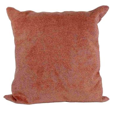 Cuscino arredo bouclè rosa antico 53 x 53 x 22 cm