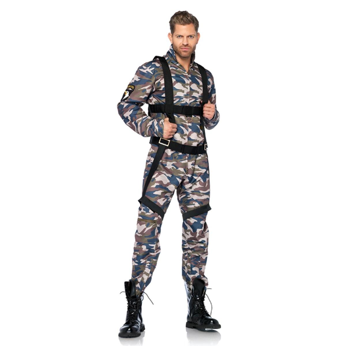 Costume paracadutista imbracature