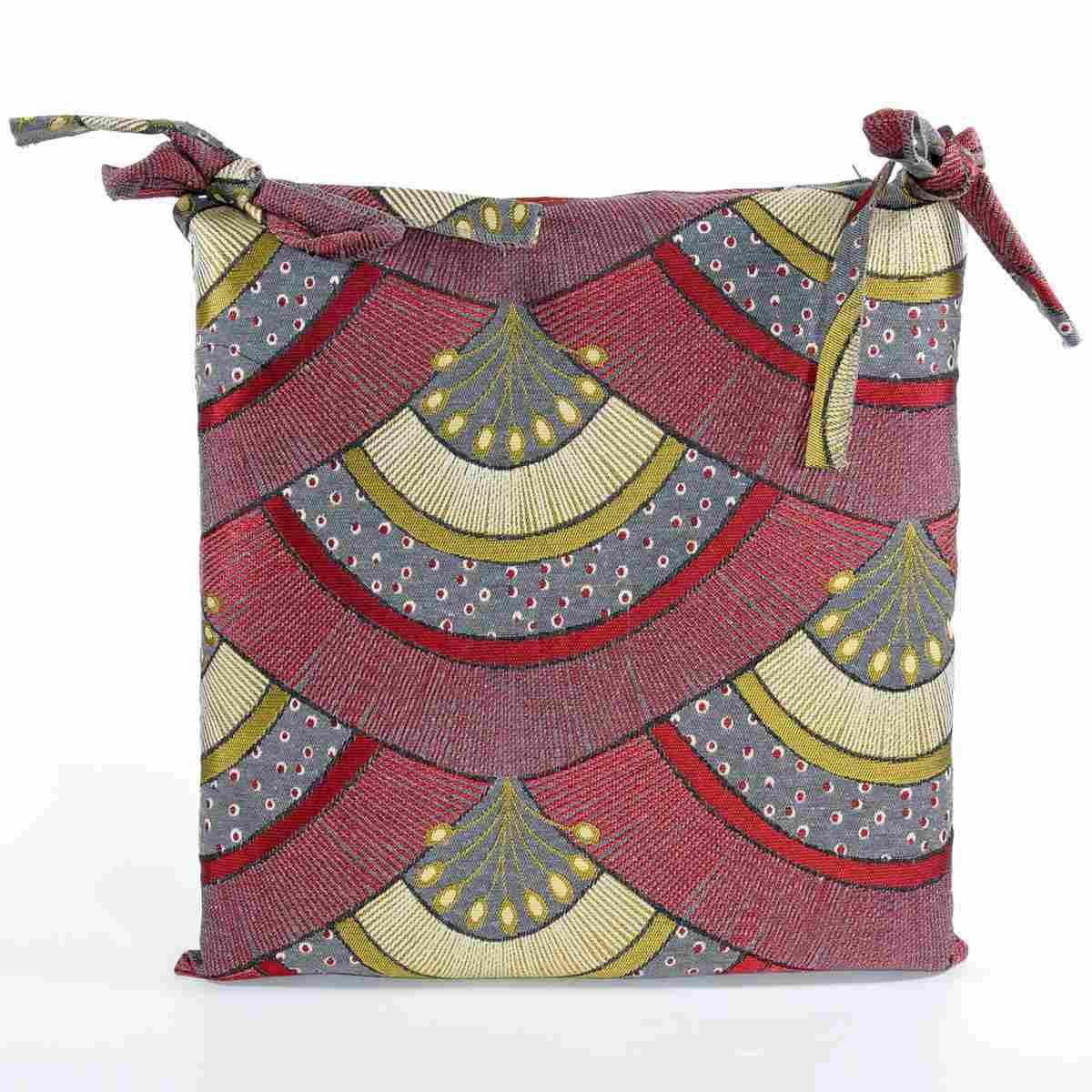 Cuscino sedia morbidone jaquard 41 x 41 x 8 cm