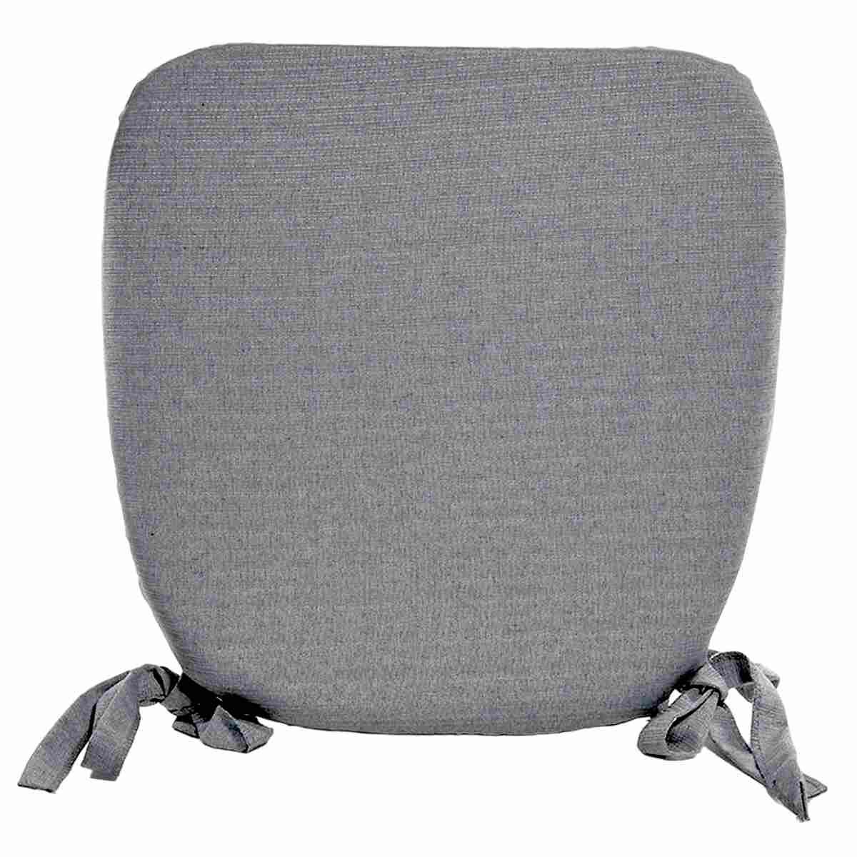 Cuscino sedia sagomato flò grigio 40 x 39 x 5 cm