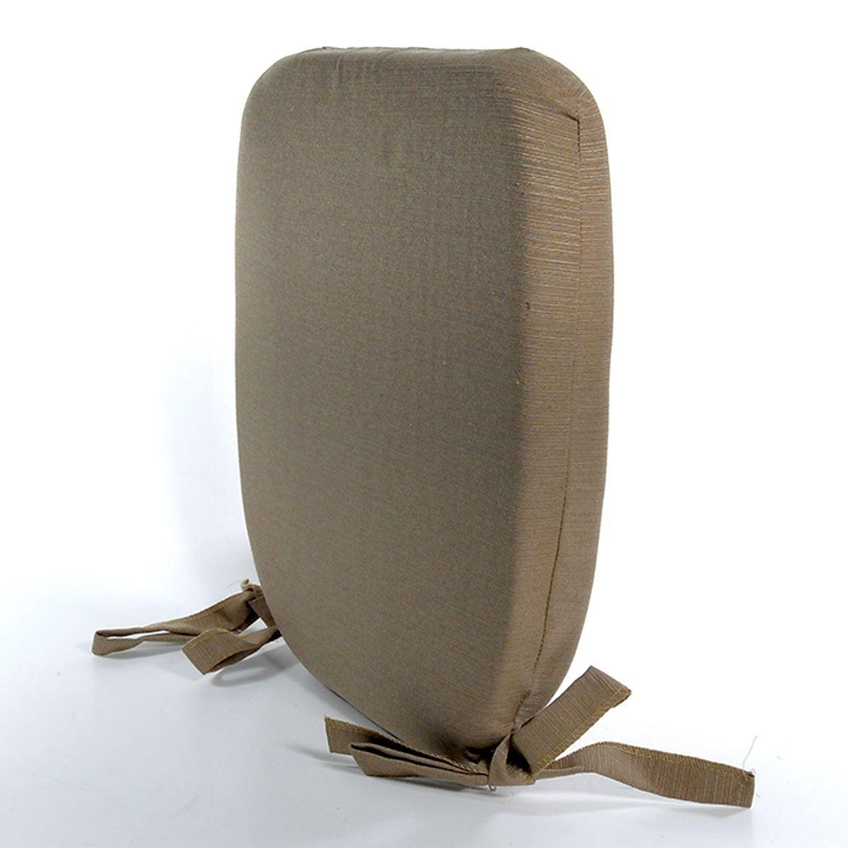 Cuscino sedia sagomato flò beige 40 x 39 x 5 cm
