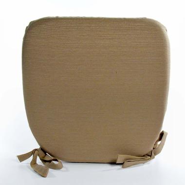 Cuscino sedia sagomato flò beige 40 x 39 x 5 cm