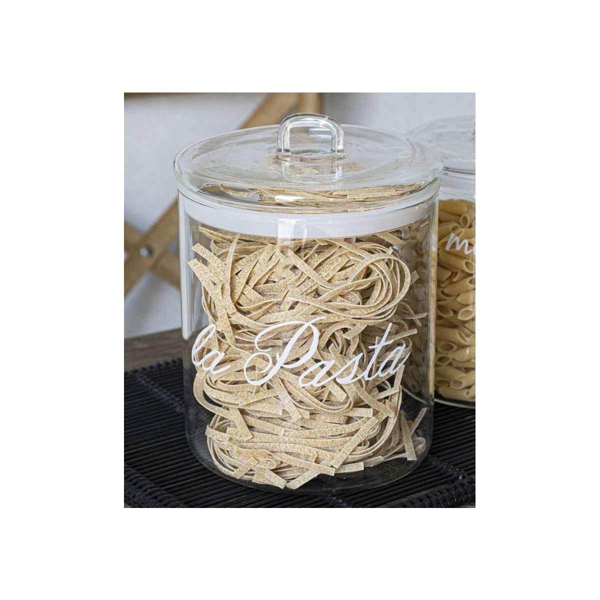 Barattolo Vetro Simple Day La Pasta cm.Ø15x22 |Simple