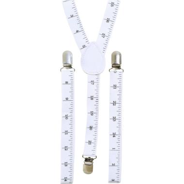 Bretelle elasticizzate bianche metro
