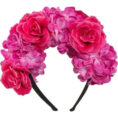 Cerchietto fiori rosa
