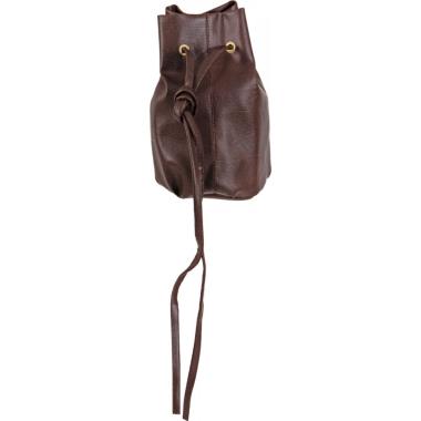 Borsa pelle marrone