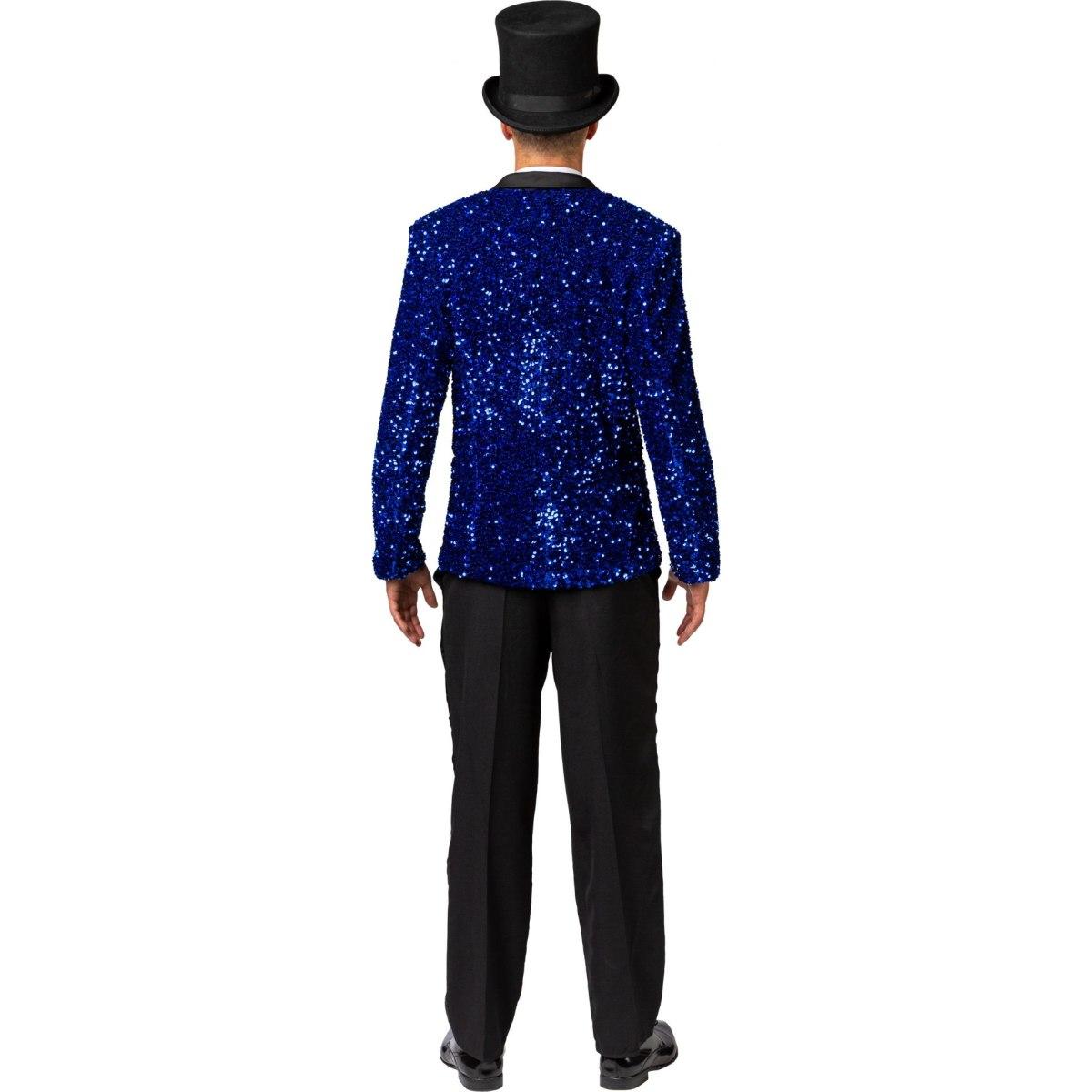 Giacca blu paillettes
