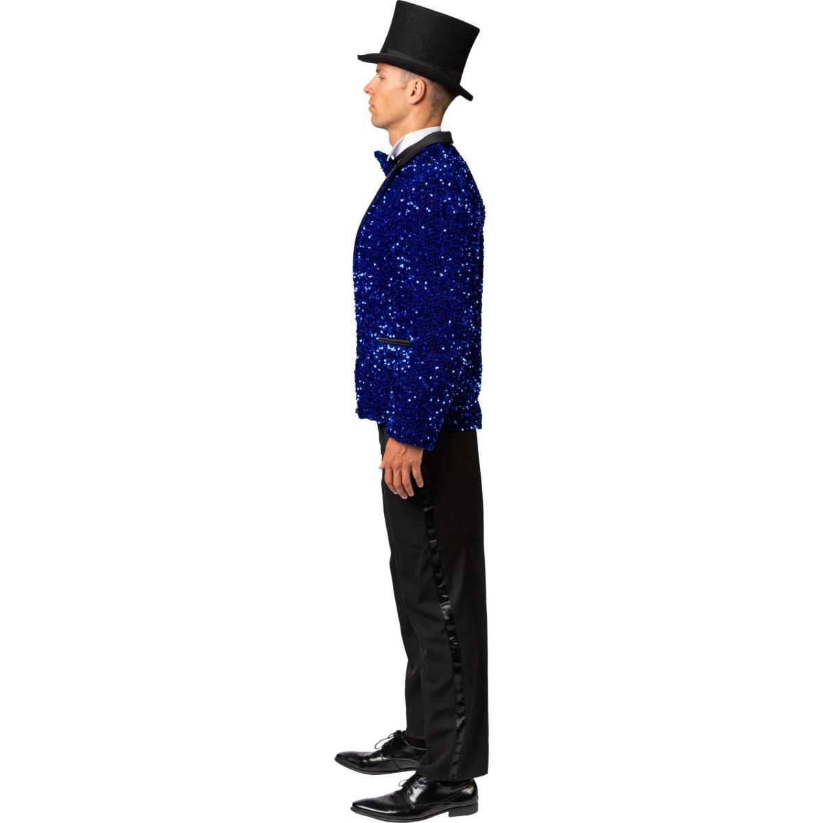Giacca blu paillettes