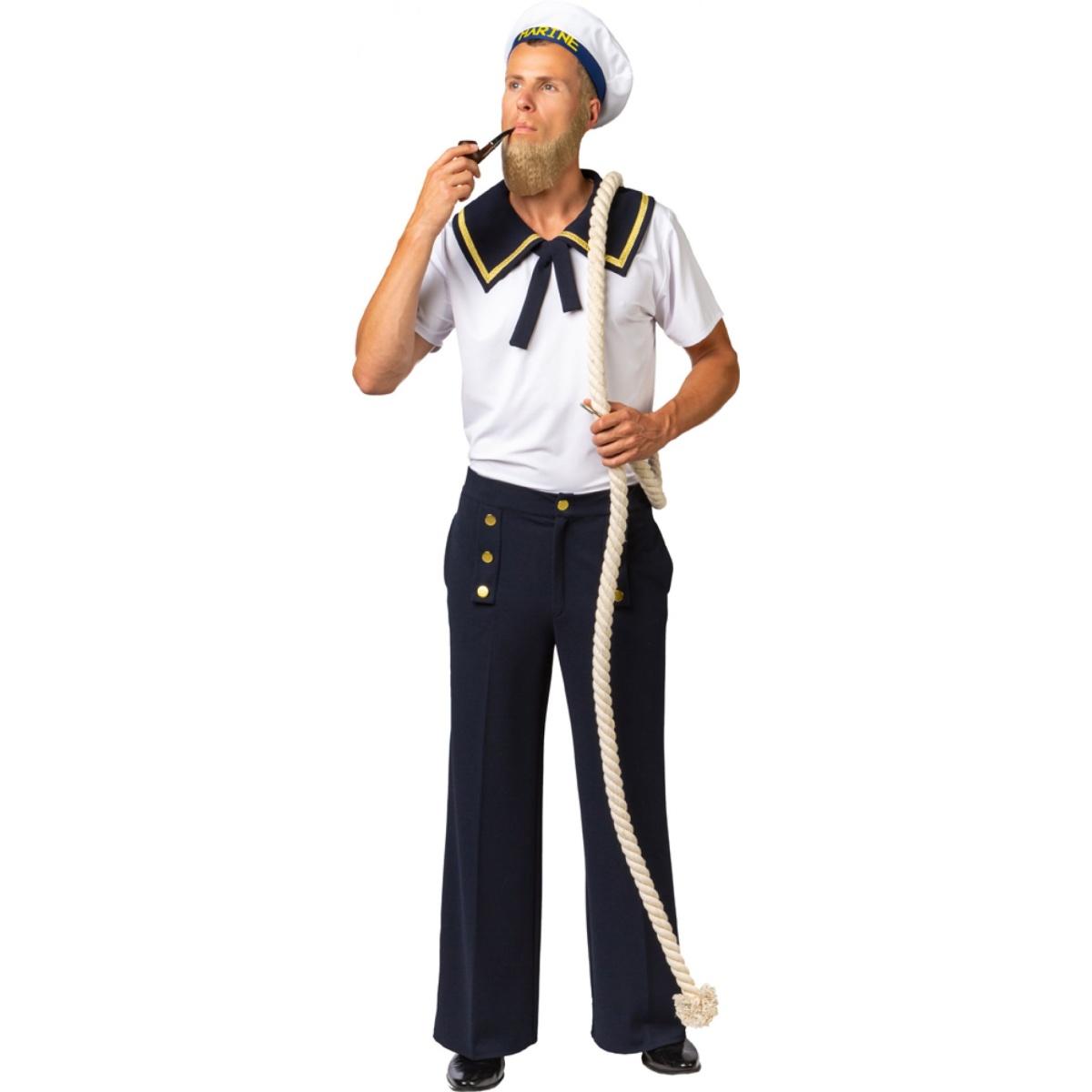 Pantaloni marinaio blu