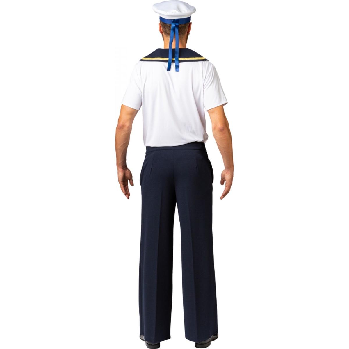 Pantaloni marinaio blu